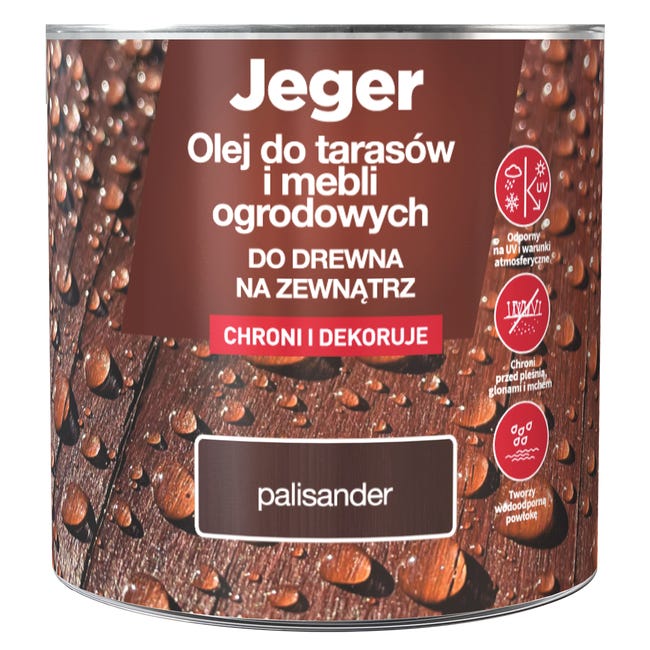 Olej do tarasów Palisander 2.5 l Jeger