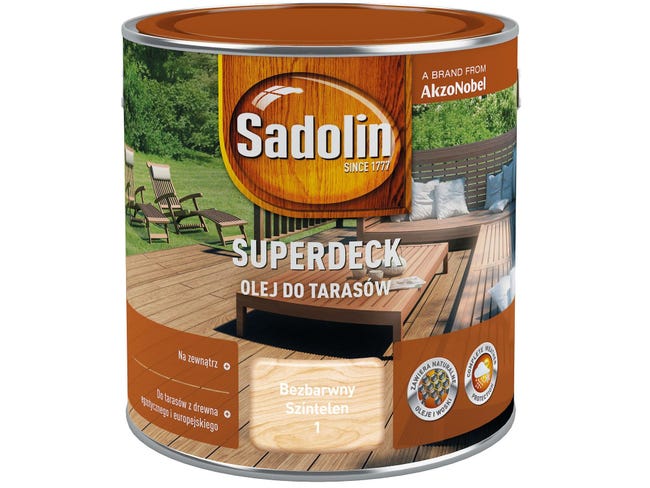 Olej do tarasów SUPERDECK 2.5 l Wenge SADOLIN