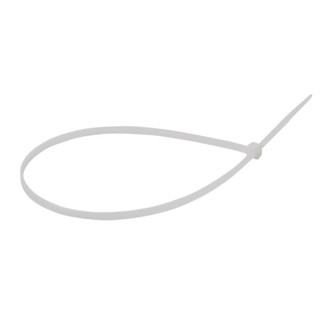 Opaska zaciskowa 3.7 x 350 mm 25 szt. biały LEXMAN