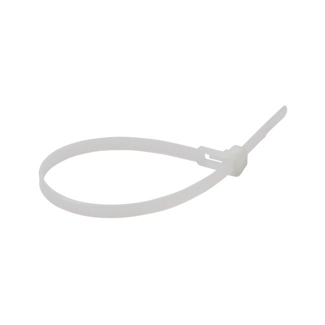 Opaska zaciskowa 4.6 x 200 mm 25 szt. biały LEXMAN