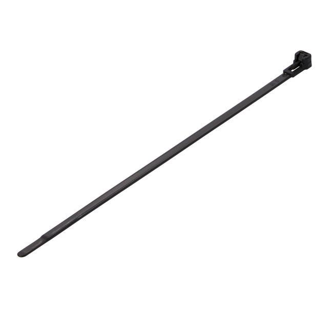 Opaska zaciskowa 4.6 x 200 mm 25 szt. czarny LEXMAN