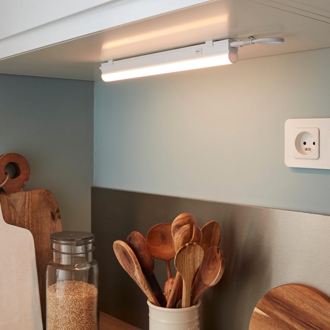 Oprawa LED Moss 34.9 cm 450 lm biała Inspire