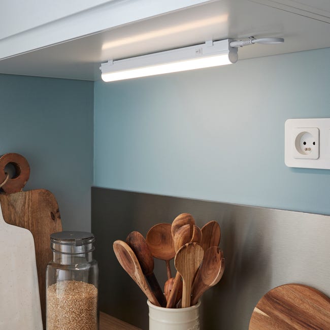 Oprawa LED Moss 34.9 cm 450 lm biała Inspire