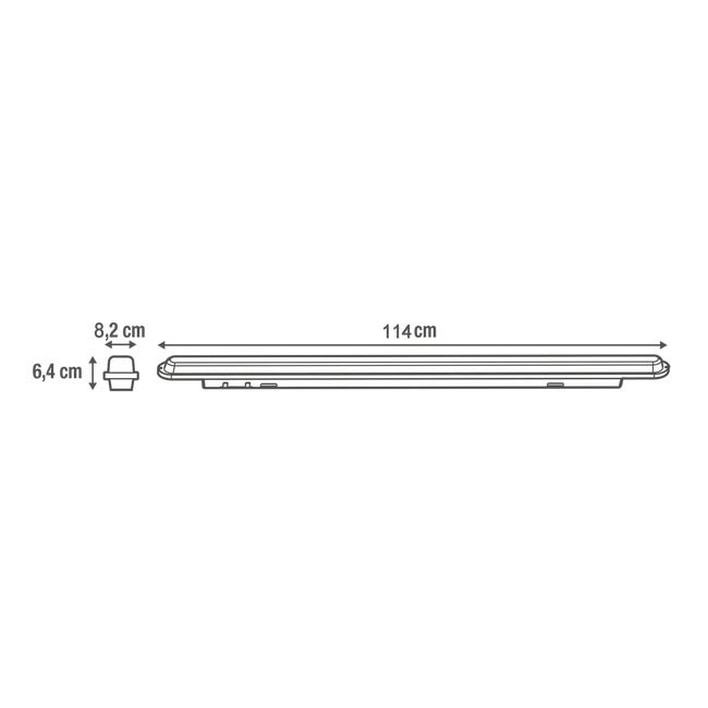 Oprawa hermetyczna Volga IP65 5600 lm LED Inspire