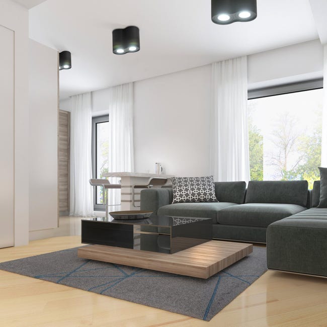 Oprawa natynkowa Hadar czarna 2 x GU10 Goldlux