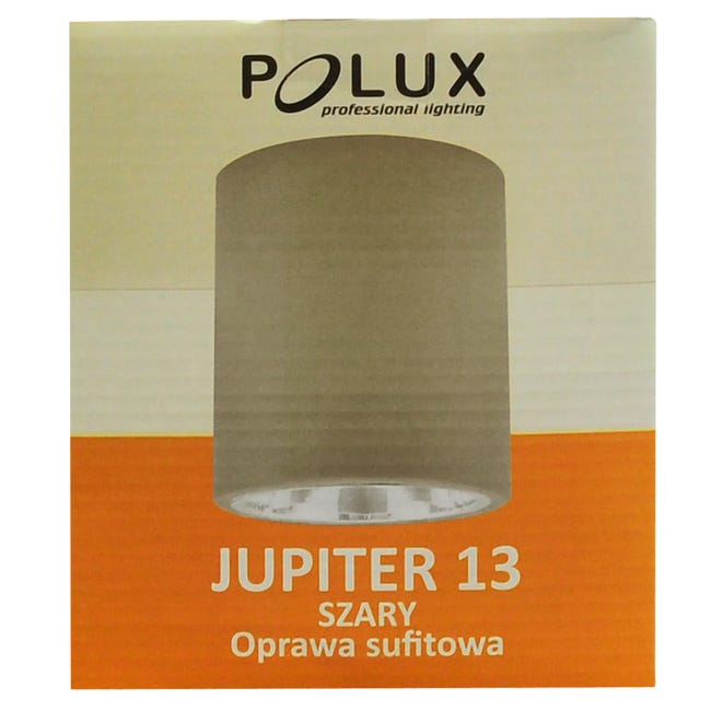 Oprawa natynkowa JUPITER śr. 13 cm szara POLUX