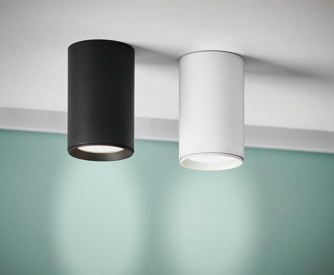 Oprawa natynkowa MANACOR IP20 wys. 9 cm śr. 6 cm biała GU10 LIGHT PRESTIGE