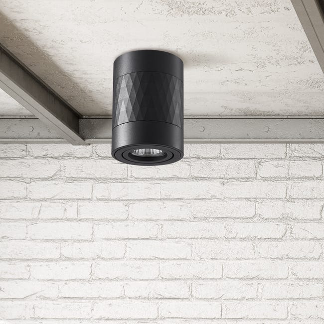 Oprawa natynkowa Rubin Romb czarna GU10 Goldlux