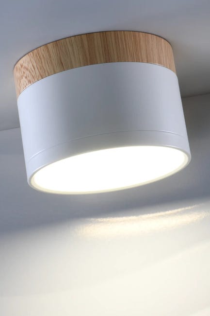 Oprawa natynkowa TUBA IP20 śr. 8.8 cm biała LED CANDELLUX