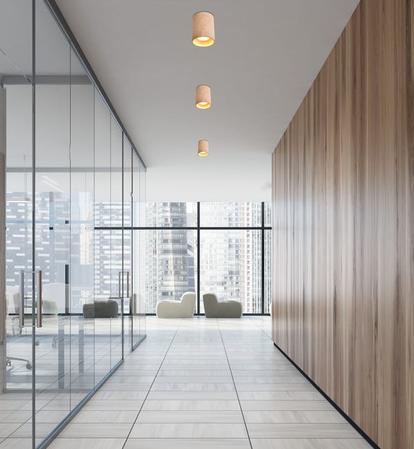 Oprawa natynkowa Tuba IP20 śr. 7.9 cm drewno GU10 Candellux