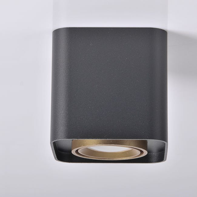 Oprawa natynkowa Xeno czarno-złota GU10 Goldlux