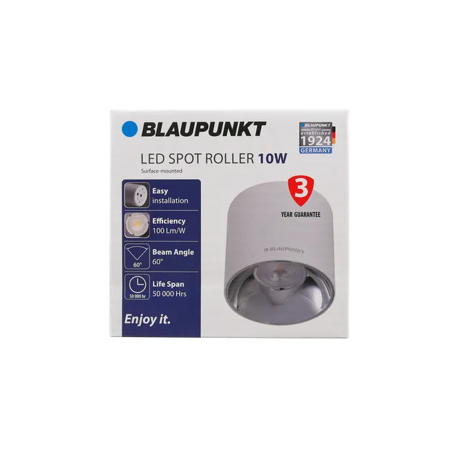 Oprawa natynkowa stała biała 10 W LED Blaupunkt