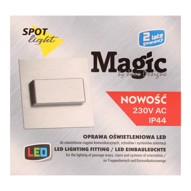 Oprawa schodowa MAGIC PEKAR BLONIE IP44 ciepła LED SPOT-LIGHT