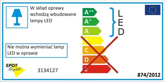 Oprawa schodowa MAGIC PEKAR BLONIE IP44 ciepła LED SPOT-LIGHT