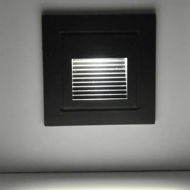 Oprawa schodowa Q6 szara kwadratowa 6 cm IP44 LED Goldlux