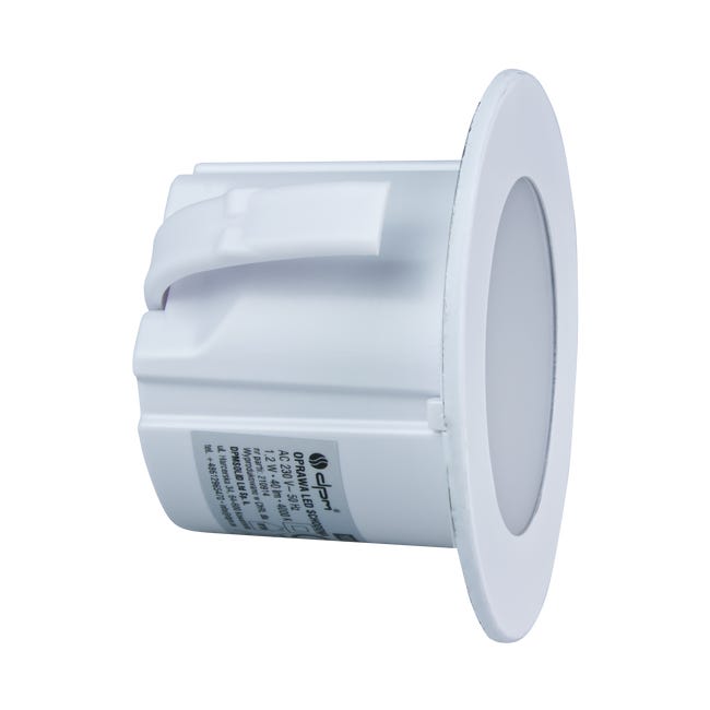 Oprawa schodowa biała IP20 40 lm LED DPM