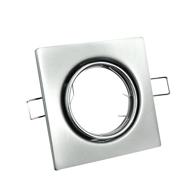 Oprawa stropowa OPIN nikiel kwadratowa POLUX