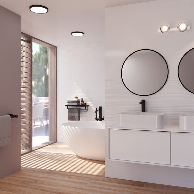 Oprawa stropowa Sanoa czarna LED Inspire