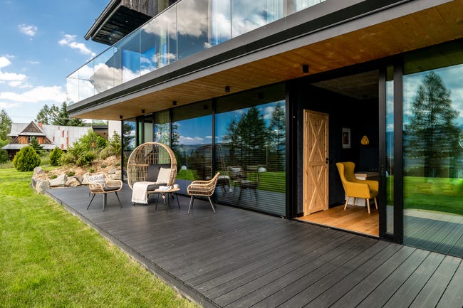 Oprawa stropowa natynkowa FARO IP65 czarna okrągła GU10 LIGHT PRESTIGE