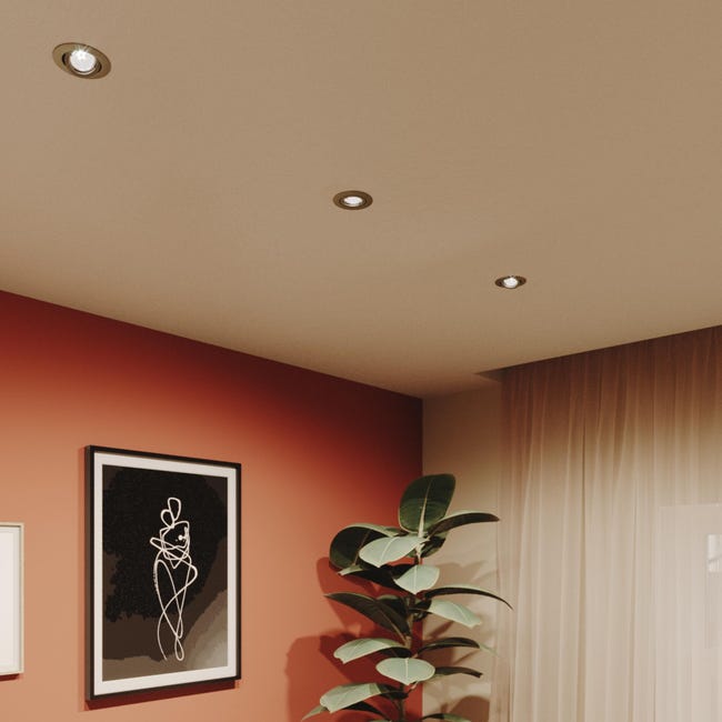 Oprawa stropowa oczko Bama nikiel GU10 Inspire