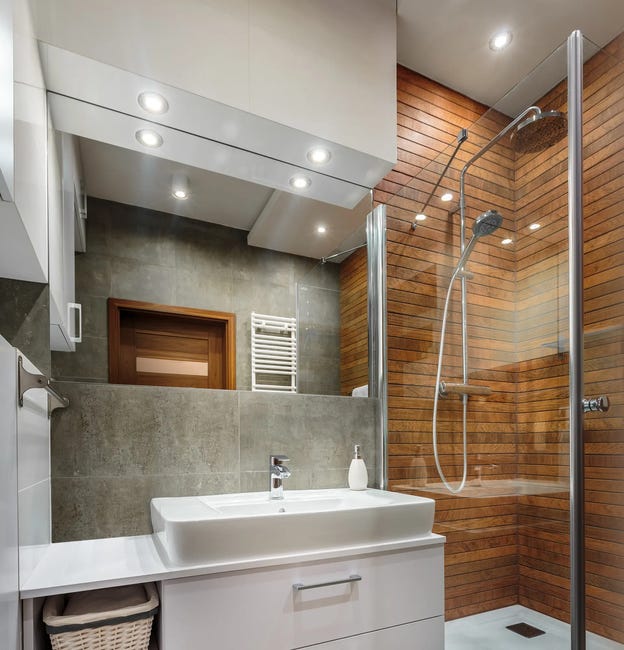 Oprawa stropowa oczko LAGOS ruchoma IP65 śr. 9.3 cm biała GU10 LIGHT PRESTIGE