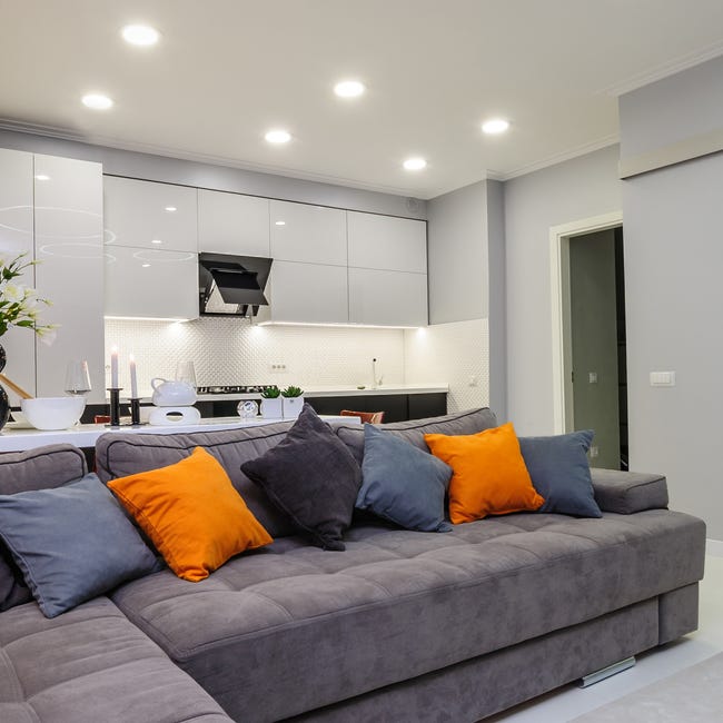 Oprawa stropowa oczko NERO ruchoma IP20 śr. 14.3 cm biała GU10 LIGHT PRESTIGE