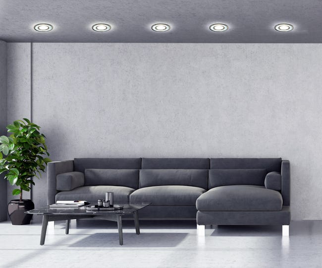 Oprawa stropowa oczko SK-92 CH/TR chrom GU10 + LED CANDELLUX