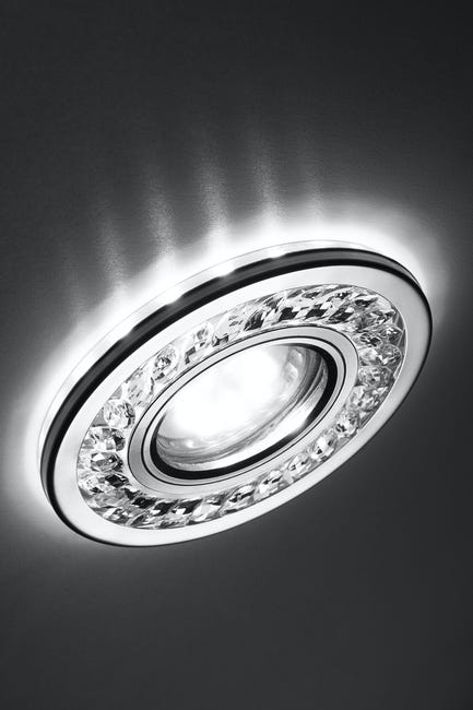 Oprawa stropowa oczko SK-92 CH/TR chrom GU10 + LED CANDELLUX