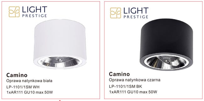 Oprawa stropowa stała Light Prestige