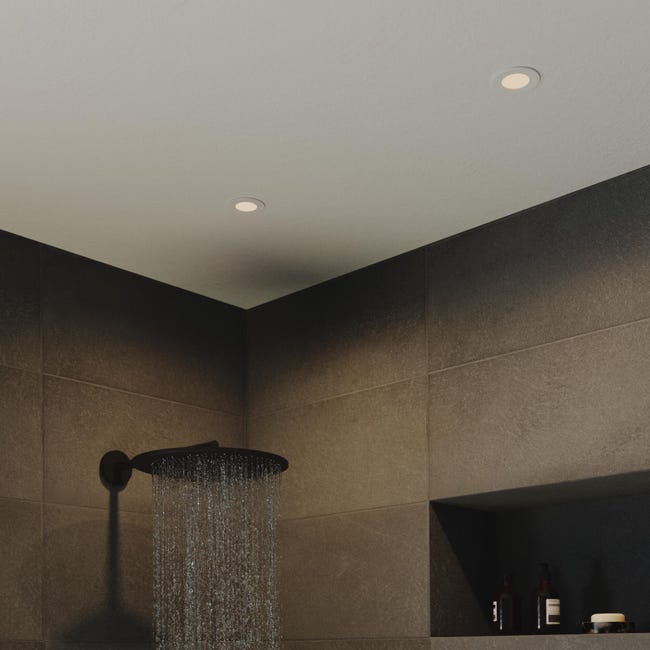 Oprawa wpuszczana Kilia 3 szt. biała 520 lm IP65 LED Inspire