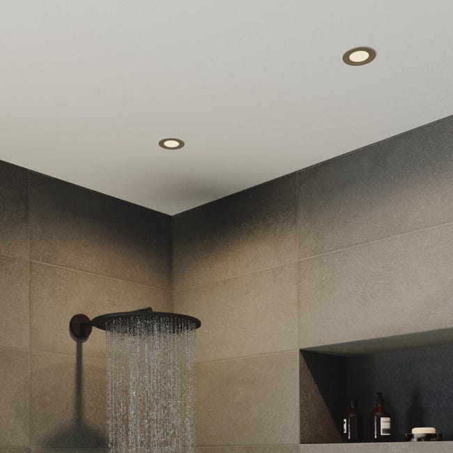 Oprawa wpuszczana Kilia 3 szt. chrom 520 lm IP65 LED Inspire