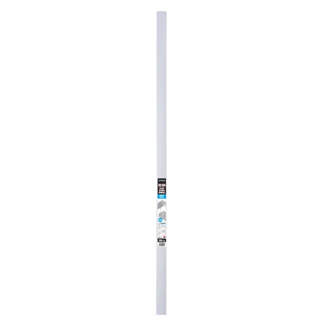 Osłona szyny sufitowej aluminiowej 200 cm biała 50 mm Kowalski