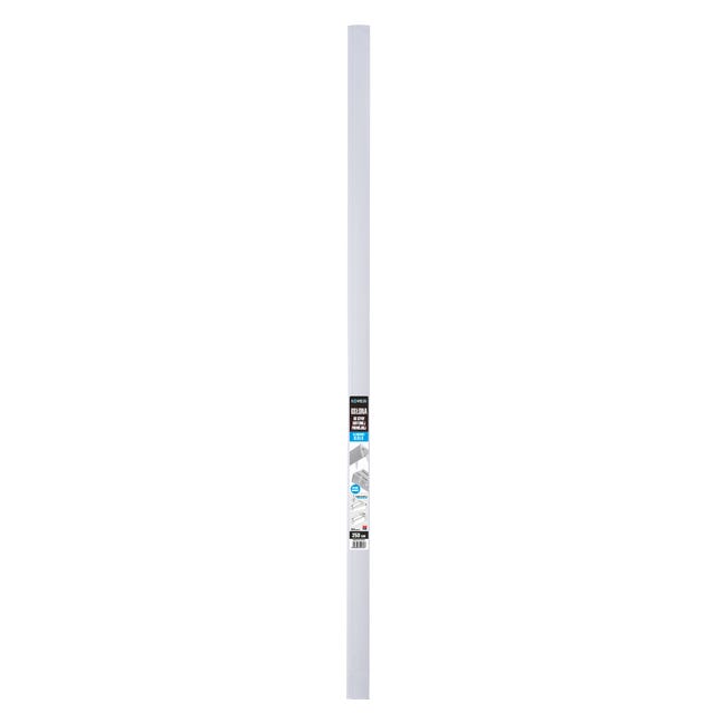 Osłona szyny sufitowej aluminiowej 250 cm biała 50 mm Kowalski