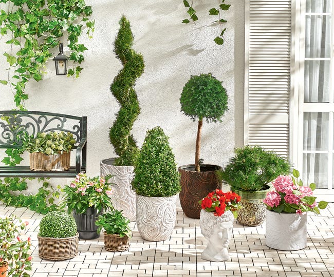 Osłonka ceramiczna Correa śr.24 cm czarna