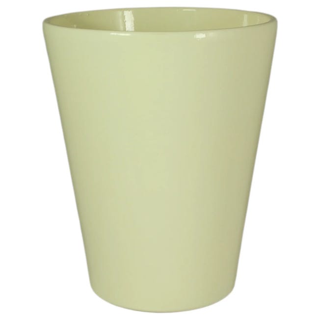 Osłonka doniczki ceramiczna Calypso 13cm kremowa Cermax