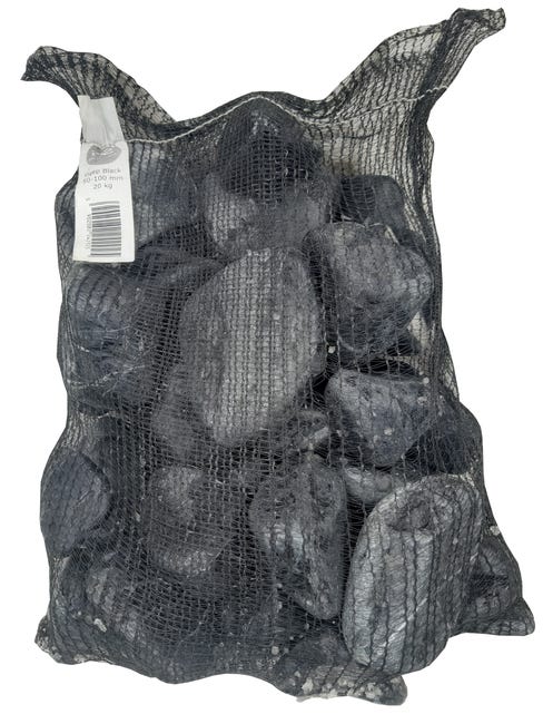 Otoczak Deep black 50-100mm 20kg czarny Garden Stones