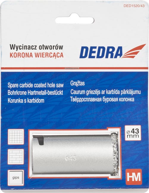 Otwornica 43 mm DED1520/43 DEDRA