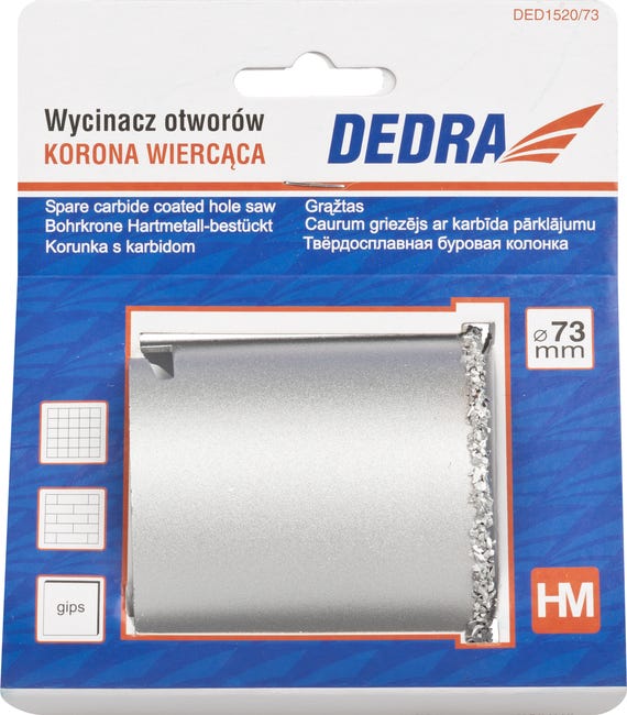 Otwornica 73 mm DED1520/73 DEDRA