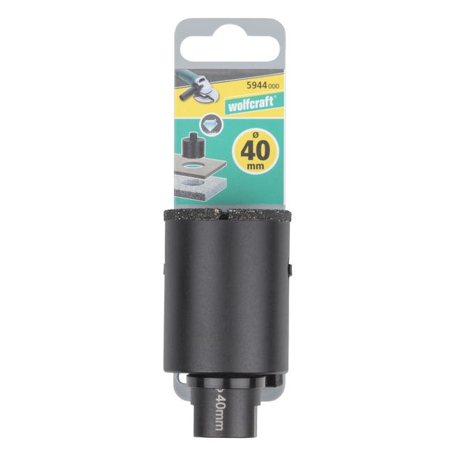 Otwornica DIAMENTOWA 40 mm M14 do SZLIFIERKI KĄTOWEJ 5944000 Ceramic WOLFCRAFT