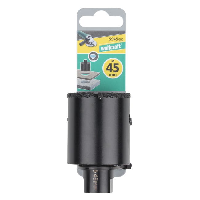 Otwornica DIAMENTOWA 45 mm M14 do SZLIFIERKI KĄTOWEJ 5945000 Ceramic WOLFCRAFT
