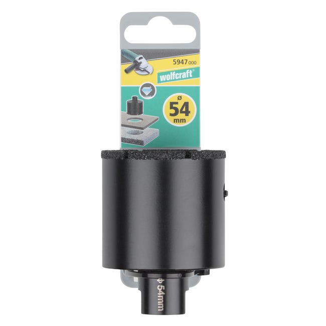 Otwornica DIAMENTOWA 54 mm M14 do SZLIFIERKI KĄTOWEJ 5947000 Ceramic WOLFCRAFT