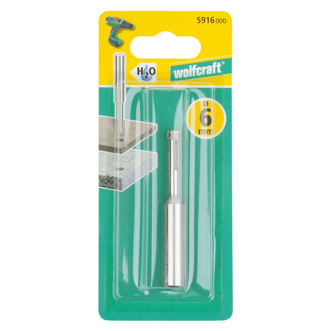 Otwornica DIAMENTOWA 6 mm CERAMIC 5916000 WOLFCRAFT