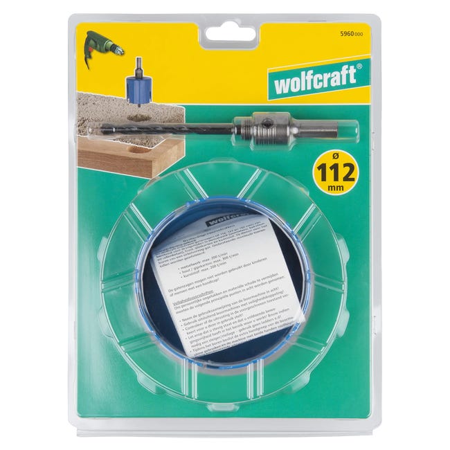 Otwornica HEX 112 mm 5960000 WOLFCRAFT
