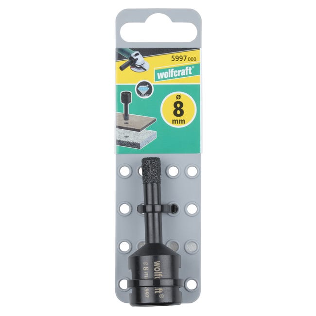 Otwornica diamentowa 8 mm M14 do SZLIFIERKI KĄTOWEJ 5997000 Ceramic WOLFCRAFT