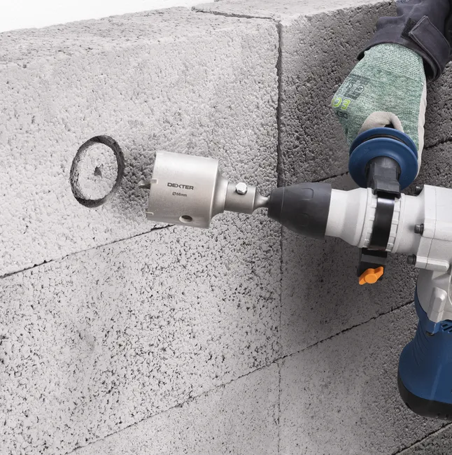 Otwornica do betonu SDS+ 68 mm + trzpień DEXTER
