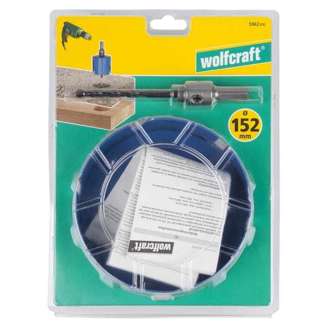 Otwornica uniwersalna HEX 152 mm 5962000 WOLFCRAFT