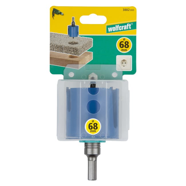 Otwornica uniwersalna HEX 68 mm 3882000 WOLFCRAFT