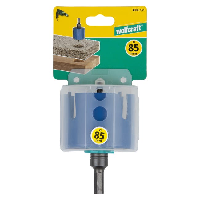Otwornica uniwersalna HEX 85 mm 3885000 WOLFCRAFT