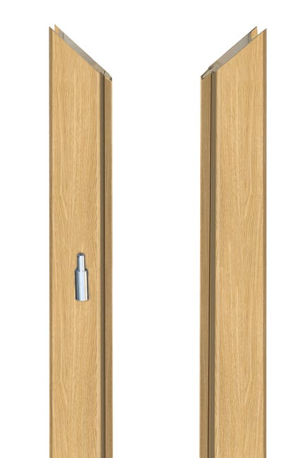 Ościeżnica regulowana do skrzydeł bezprzylgowych wys. 220 cm 90 Lewa Dąb piaskowy 100 - 140 mm ARTENS