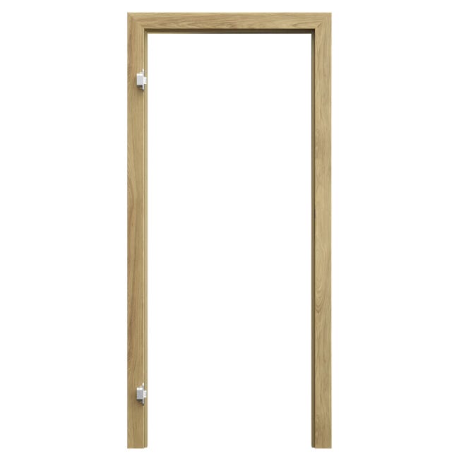 Ościeżnica regulowana kompletna bezprzylgowa 60 lewa Hikora naturalna zakres 140-160 mm Porta